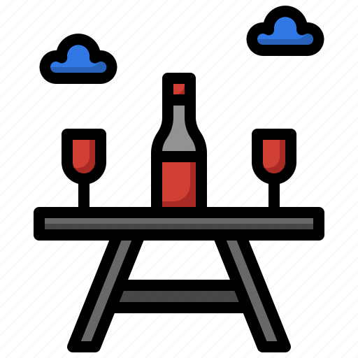 Dinner, drink, wine, restaurant, holiday icon - Download on Iconfinder