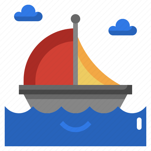 Ocean, transportation, sailboat, ship icon - Download on Iconfinder