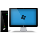computer, desktop computer, windows