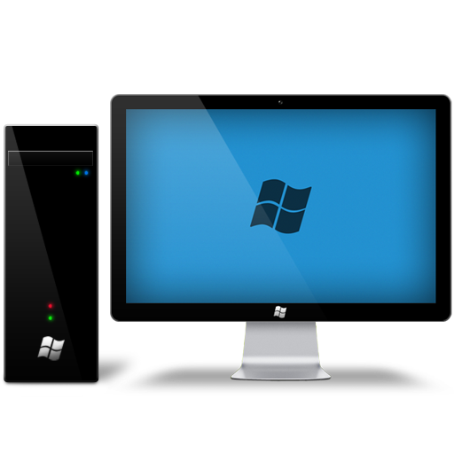Computer, desktop computer, windows icon - Free download