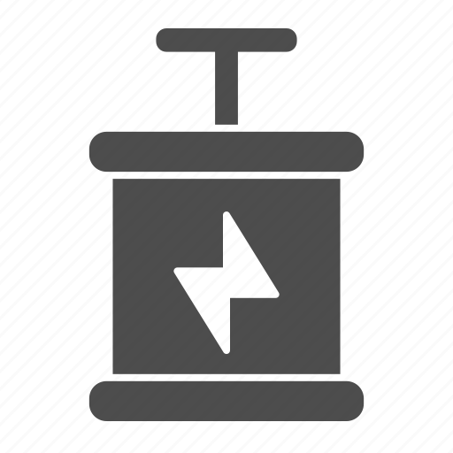 Box, equipment, trigger, handle, tool, control, explosion icon - Download on Iconfinder