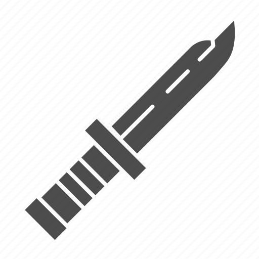Military, weapon, knife, army, blade, handle icon - Download on Iconfinder