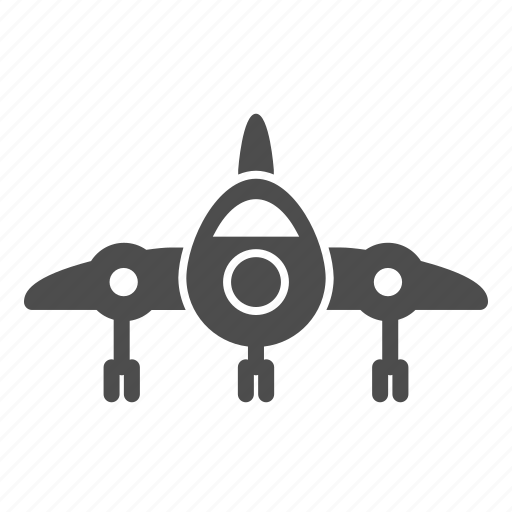 Plane, air, aircraft, airplane, fighter, transport, force icon - Download on Iconfinder