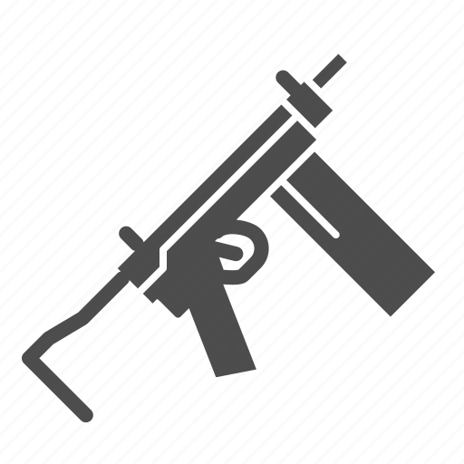 Uzi, army, firearm, gun, weapon, military icon - Download on Iconfinder