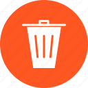 bin, garbage, office, paper, rubbish, throw, trash
