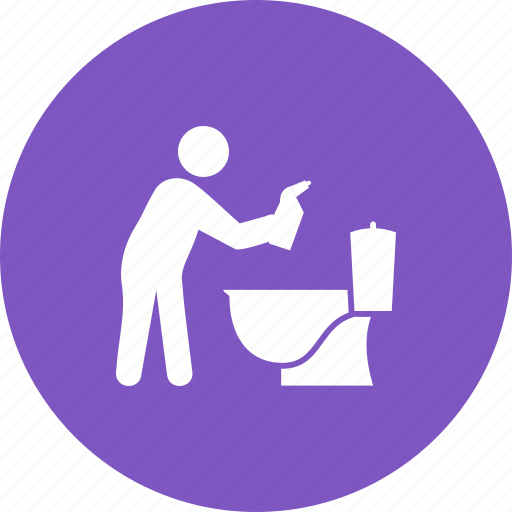 Bathroom, cleaning, home, man, rag, tap, water icon - Download on Iconfinder