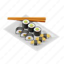 sushi, food 