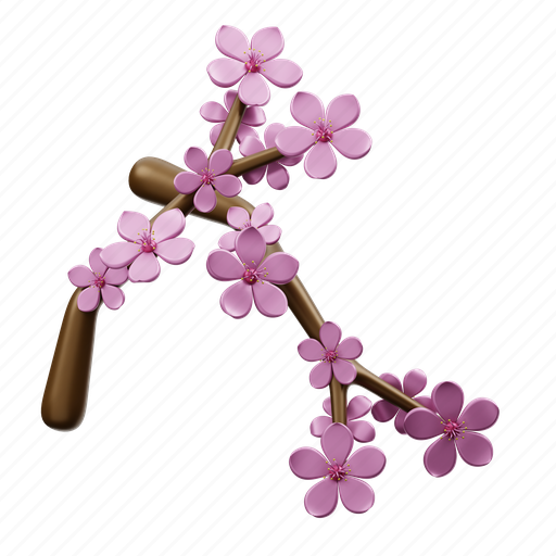 Sakura, flowers 3D illustration - Download on Iconfinder