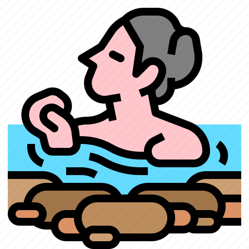Hot, japan, onsen, outdoor, spa icon - Download on Iconfinder