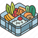 bento, box, lunch, food, japanese