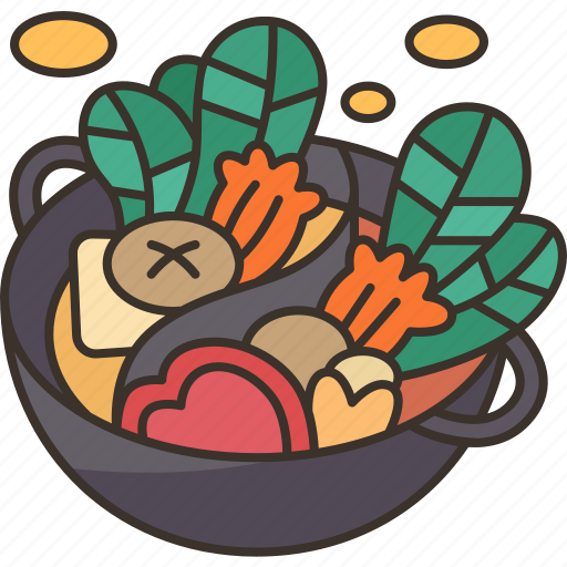 Shabu, sukiyaki, pot, soup, menu icon - Download on Iconfinder