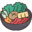 sukiyaki, pot, soup, dinner, meal 