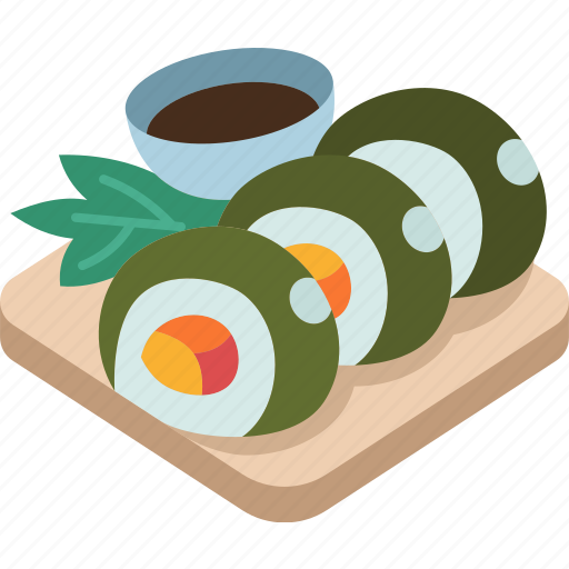 Uramaki, sushi, cuisine, japanese, food icon - Download on Iconfinder