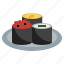 sushi, rolls, food, restaurant, japanese 