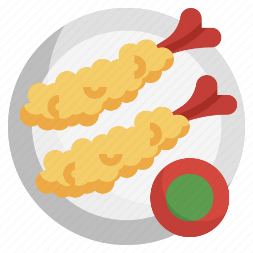 Tempura, food, restaurant, shrimp, asian, japanese icon - Download on Iconfinder