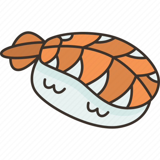 Nigiri, ebi, shrimp, sushi, food icon - Download on Iconfinder
