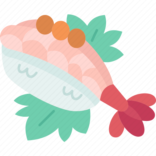 Amaebi, sushi, shrimp, japanese, food icon - Download on Iconfinder