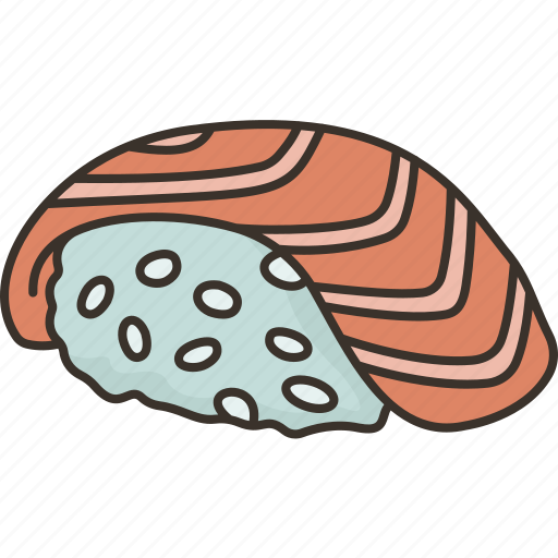 Sake, nigiri, salmon, sashimi, dish icon - Download on Iconfinder