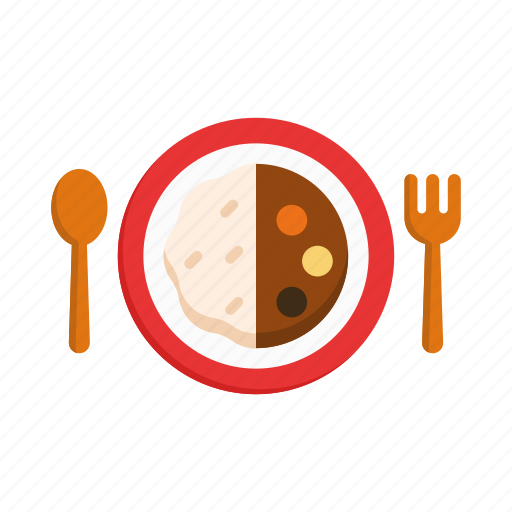 Curry, rice, curry rice, gastronomy, food and restaurant, cuisine, japanese food icon - Download on Iconfinder