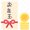 japanese, nippon, japan, culture, new year, otoshidama, envelope, money