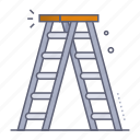construction ladder, ladder, steps, stairs, staircase, construction, industry, engineering, labor