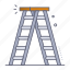 construction ladder, ladder, steps, stairs, staircase, construction, industry, engineering, labor 