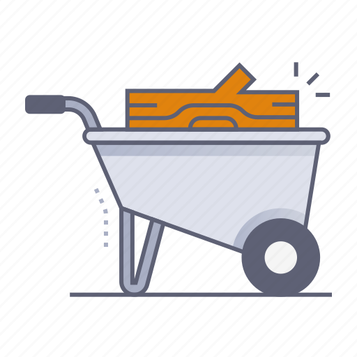 Material trolley, mining, material, trolley, wagon, construction, industry icon - Download on Iconfinder