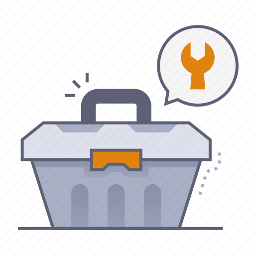 Tool box, toolbox, toolkit, maintenance, tools, construction, industry icon - Download on Iconfinder