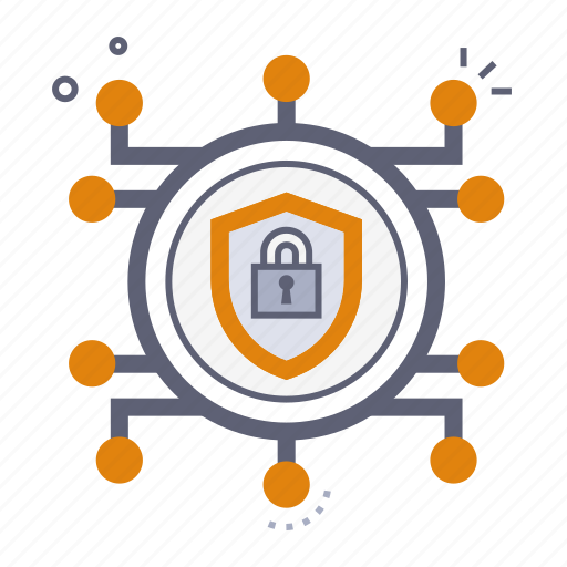 Cyber security, protection, lock, digital, secure, cybercrime, digital protection icon - Download on Iconfinder