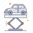 car lifter, car jack, lift, hydraulic, lifter, garage repair, car repair, spare parts, service