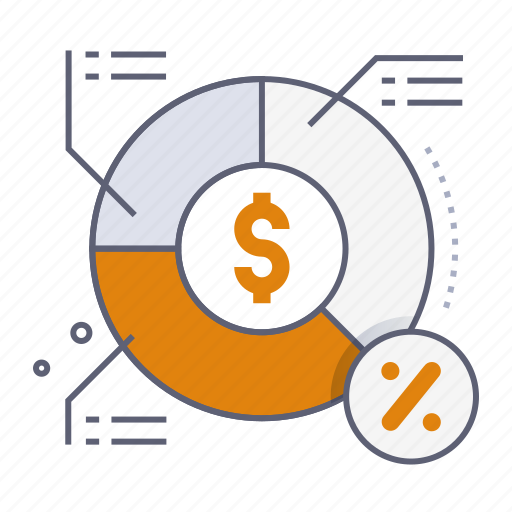 Ratio, percentage, money, diagram, infographic, analytics, analysis icon - Download on Iconfinder
