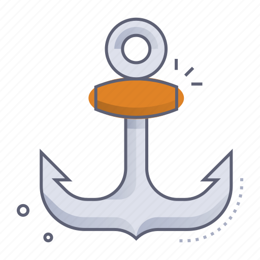 Anchor, ship, link, sailing, boat, ocean, sea icon - Download on Iconfinder