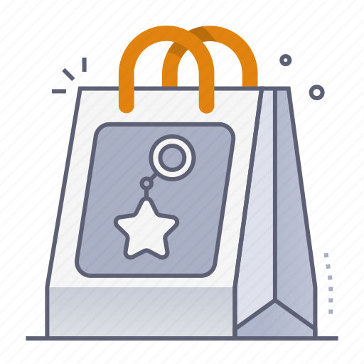 Souvenir, bag, paper bag, gift, present, party, celebration icon - Download on Iconfinder