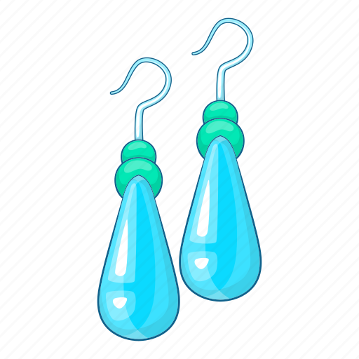 Blue, earrings, jewel, jewelry icon - Download on Iconfinder