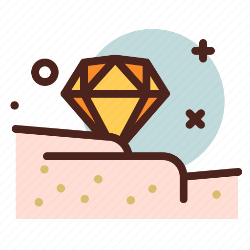 Sand, diamond, precious, wealthy icon - Download on Iconfinder
