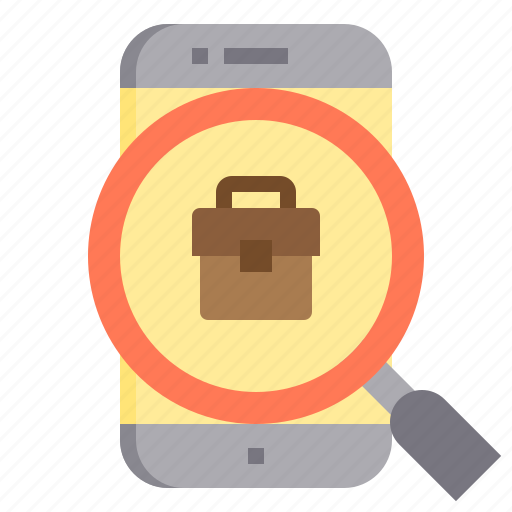 Briefcase, business, human, job, management, online, search icon - Download on Iconfinder