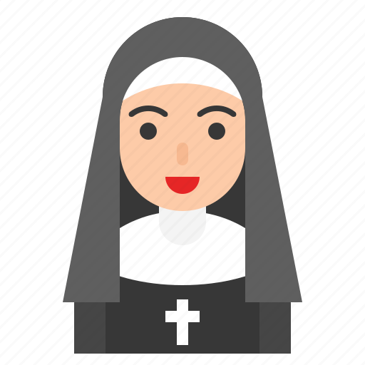 Avatar, female, job, nun, occupation, profession icon - Download on Iconfinder