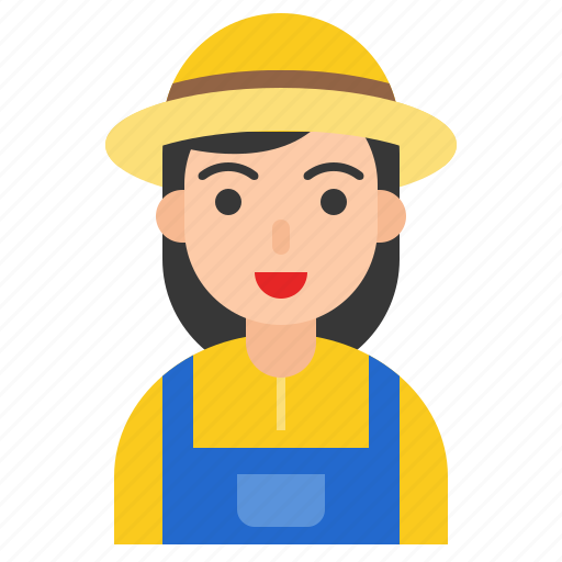 Avatar, farmer, female, gardener, job, occupation, profession icon - Download on Iconfinder