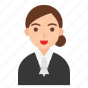avatar, female, job, judge, lawyer, occupation, profession