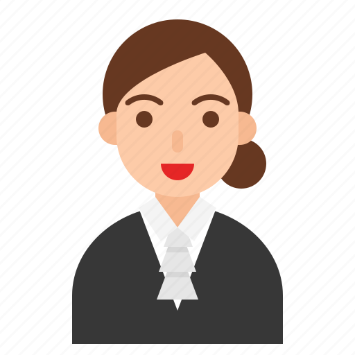 Avatar, female, job, judge, lawyer, occupation, profession icon - Download on Iconfinder