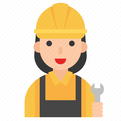 Avatar, female, job, occupation, plumber, profession icon - Download on Iconfinder