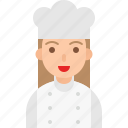 avatar, chef, cook, female, job, occupation, profession