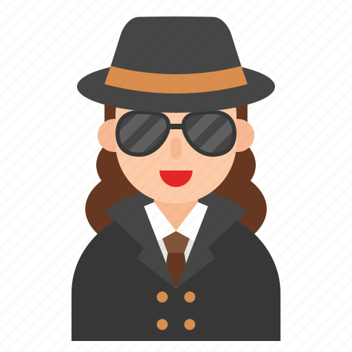 Avatar, detective, female, job, occupation, profession icon - Download on Iconfinder