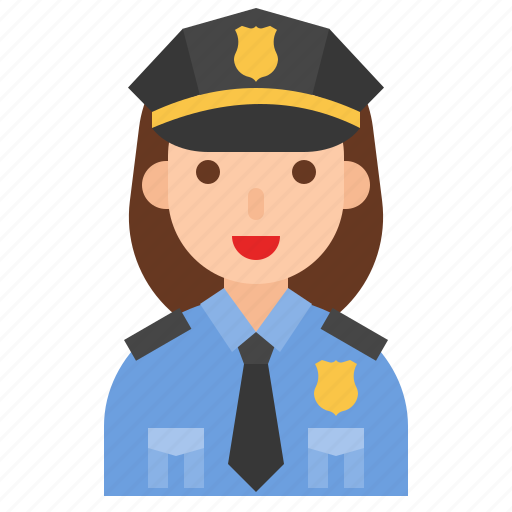 Avatar, female, job, occupation, police, policewoman, profession icon - Download on Iconfinder