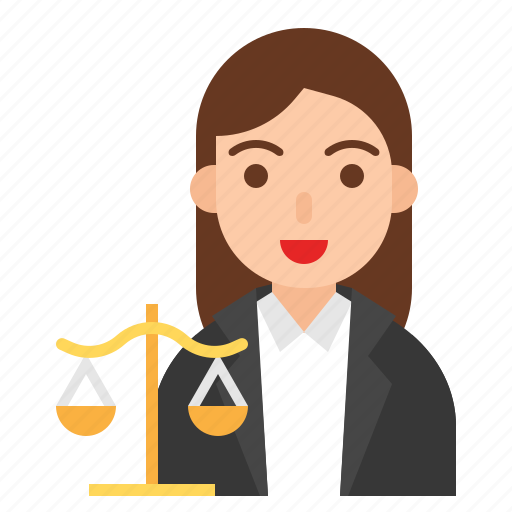 Avatar, female, job, lawyer, occupation, profession icon - Download on Iconfinder