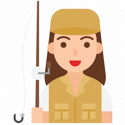 Avatar, female, fisher, job, occupation, profession icon - Download on Iconfinder