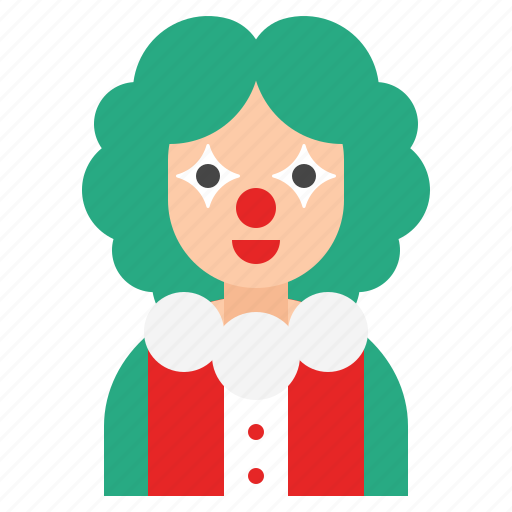 Avatar, clown, female, job, occupation, profession icon - Download on Iconfinder