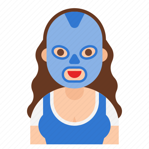 Avatar, female, job, occupation, profession, wrestler icon - Download on Iconfinder