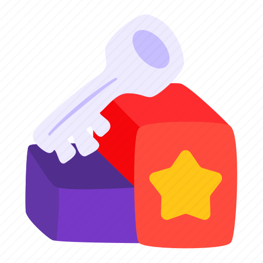 Key, achievement, star, leaderboard icon - Download on Iconfinder
