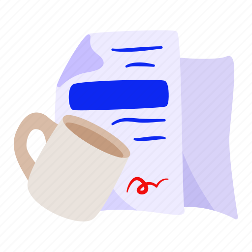 Coffee, document, folder, archive, file icon - Download on Iconfinder